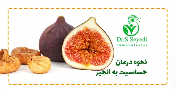 نحوه درمان حساسیت به انجیر